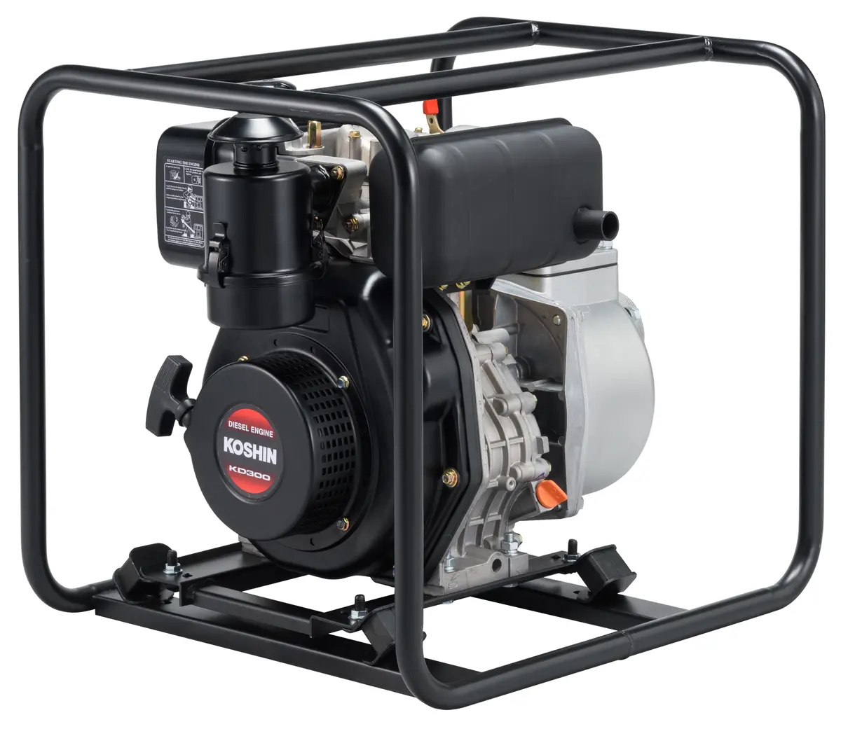 Sev-80D-Baa: Clear Water Pump 3" Koshin Diesel 1