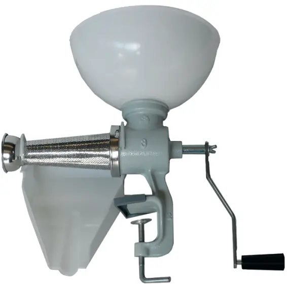 Manual Tomato Machine N.3, Nylon Funnel & Pan 1
