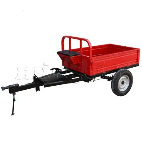 Large Trailer For Diesel Power Tillers (Red) 1