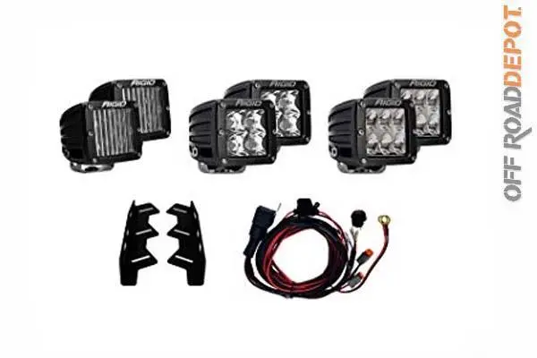 Kit De Faros Rigid (3 Pares) C/Instalacion Ford Raptor 1
