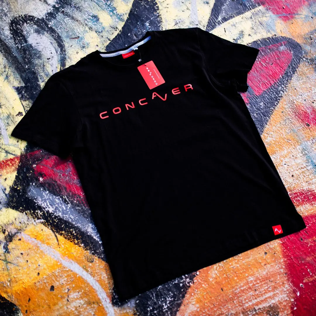 Concaver Men's T-Shirt Logo Black 1