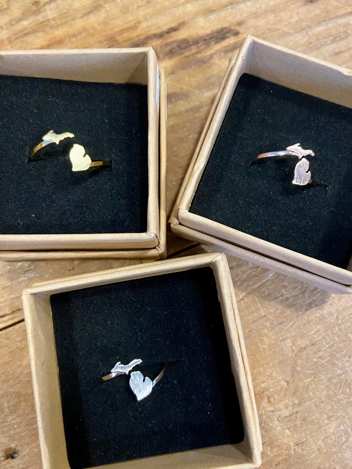 Michigan Adjustable Dainty Ring 1