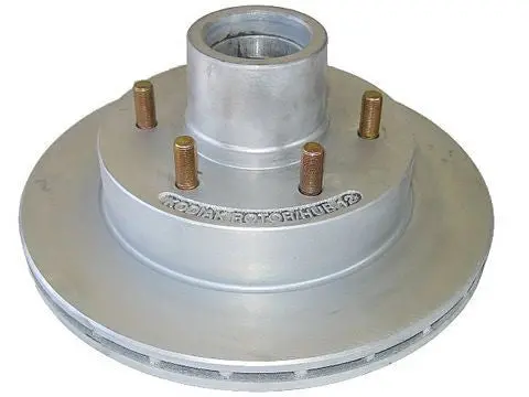 Kodiak 12" Integral Hub/Rotor-Silver Dacrament Finish #Rotor/Hub-12-Dac 1