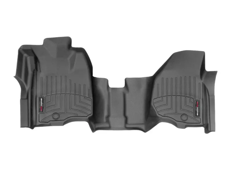 2012-2016 Ford F-250/F-350 Super Duty Vinyl Front Floorliner - Black (Supercrew/Supercab) 1
