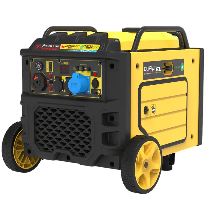Pl8000ised Gasoline Inverter Generator 7.2Kw 220V 1