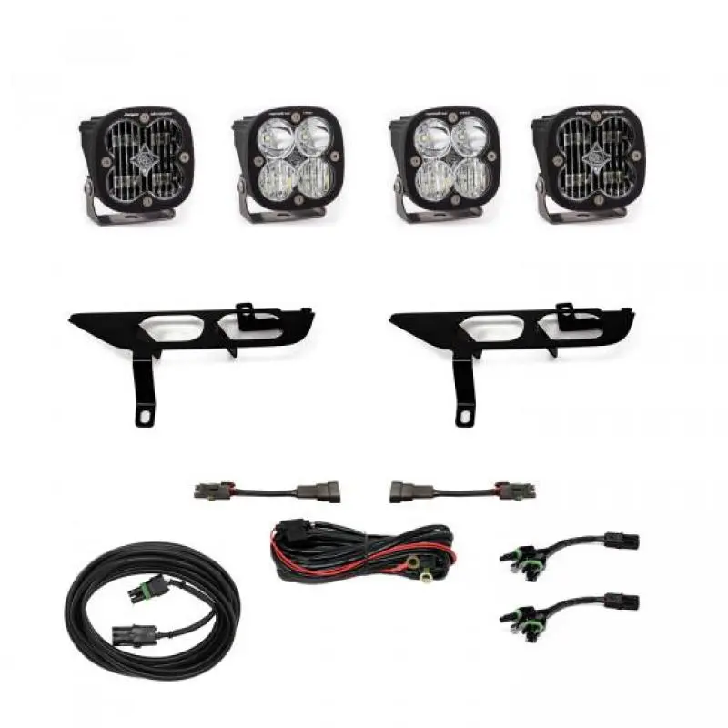 2021-2023 F-150 Baja Designs Fog Pocket Kit Sae Clear Squadron Pro Dc 2