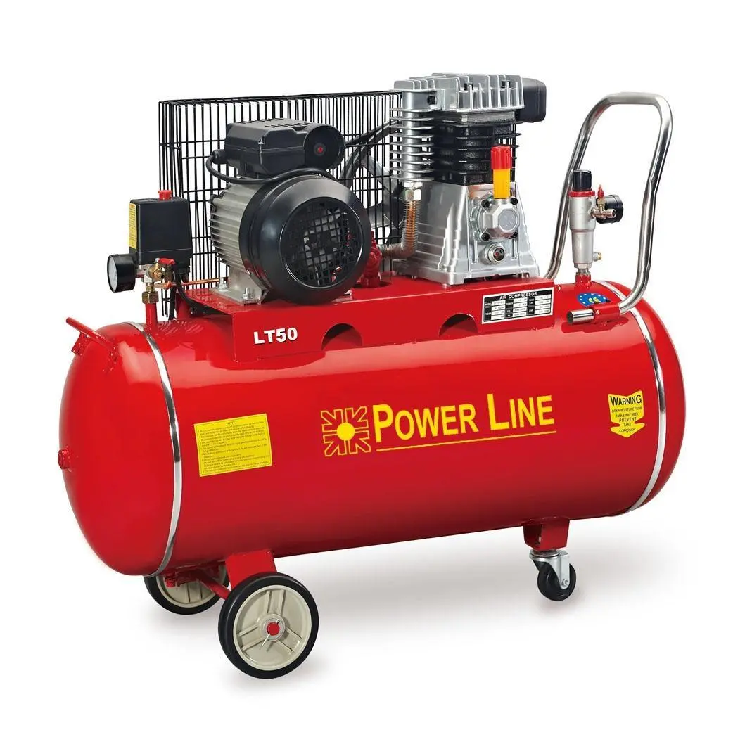 100L Power Line Air Compressor V-Type (Blue) 1