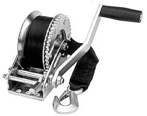 Fulton 1,500 Lb. Trailer Hand Winch With Strap #142204 1
