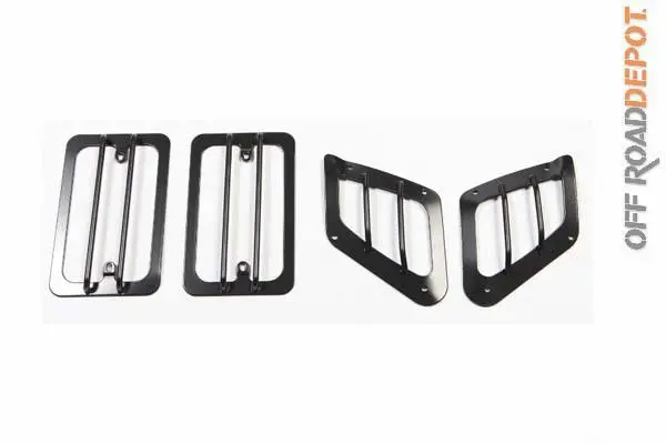 Rug 5670 - Protector Faros Tj 97-06 Del. (4 Pza) Blk 1