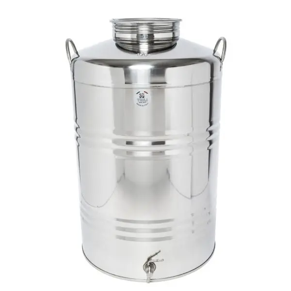 100Lt Stainless Steel Container With Spigot 1/2" 1