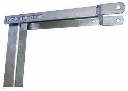 Boat Trailer Winch Mount Top - Galvanized - Top Mount 1