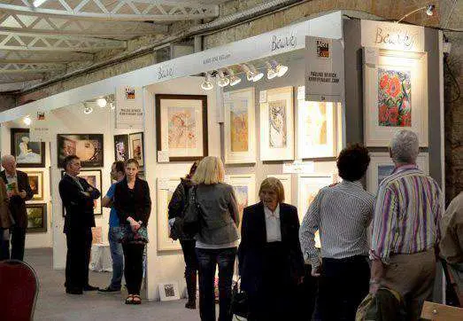 Our Stand At The Art Fair In The Rds In 2011 Selling Pauline Bewick Ltd Editions 1