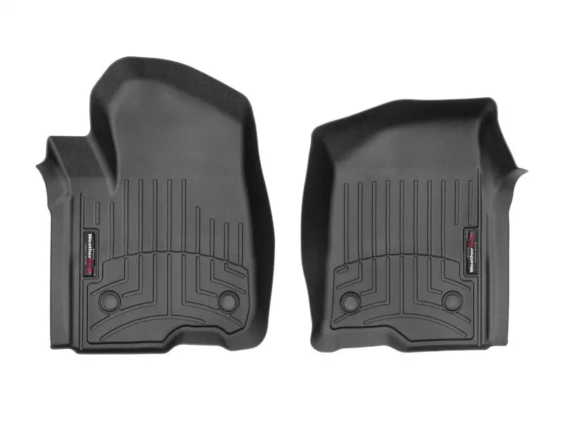 2019+ Silverado 1500 Crew Cab Front Floorliner - Black 1