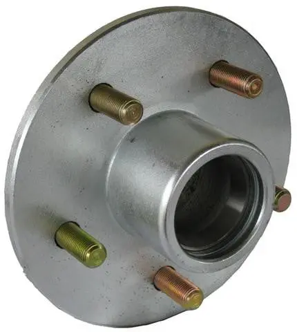 Trailer Wheel Hub For 3500Lb. Axles, 5 On 4.5" Zinc Plated # 13684 1