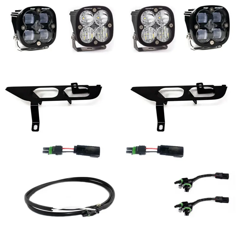 2021-2023 F-150 Baja Designs Pro Series Fog Pocket Kit - Clear 1
