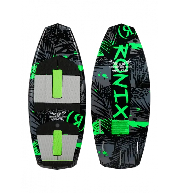 2024 Ronix Super Sonic Space Odyssey - Powertail - Black / Green - 3'9 1