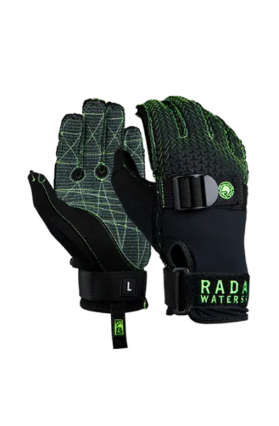 2024 Hydro-K Inside-Out Glove - Matte Black / Volt Green 1