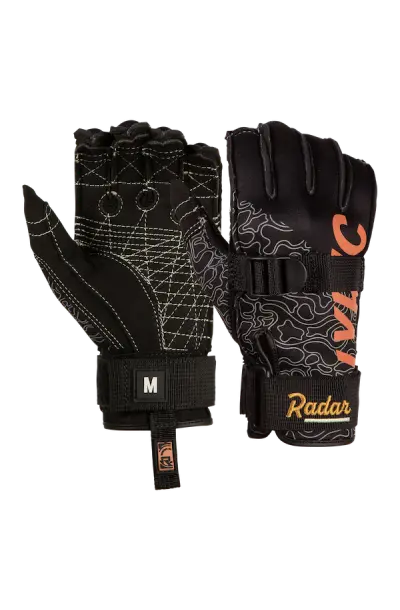 2024 Radar Lyric Inside Out Gloves Blk/Gry/Coral 1