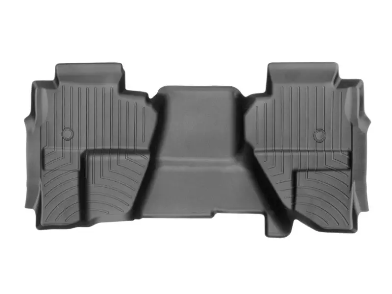 2014+ Sierra/Sierra Denali 1500 Rear Floorliner - Black (Vinyl Floors/Double Cab) 1