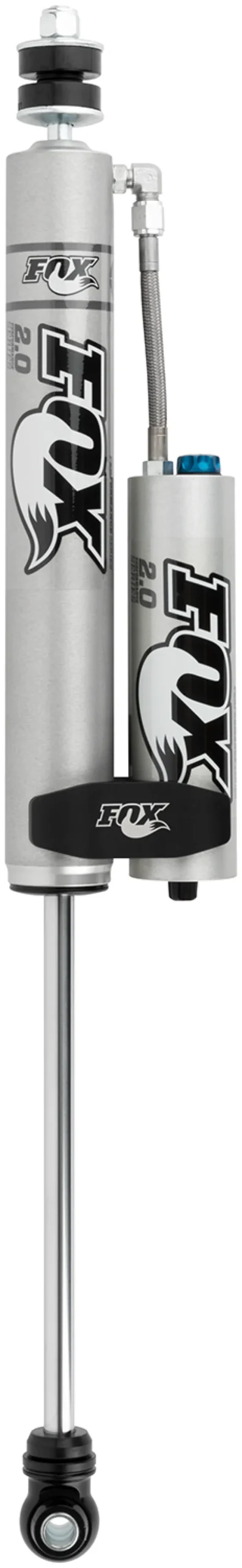 2005-2017 F-250/F-350 Fox 2.0 Performance Series 8.6In Smooth Body Remote Reservoir Front Shock Cd Adjuster (Aluminum) - 0-1.5In Lift 1