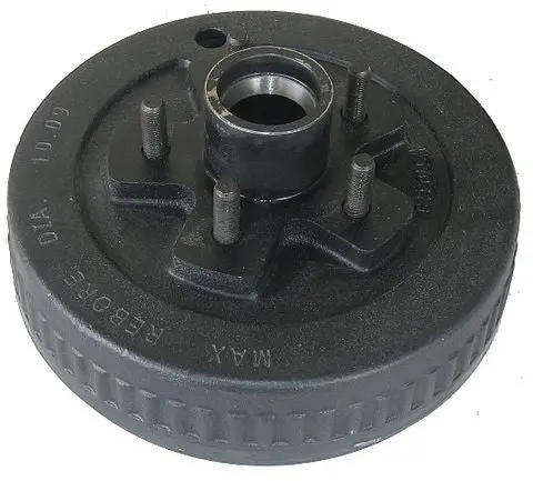 Trailer Brake Drum & Hub 5 On 4.5 10" X 2 1/4" #34609 1