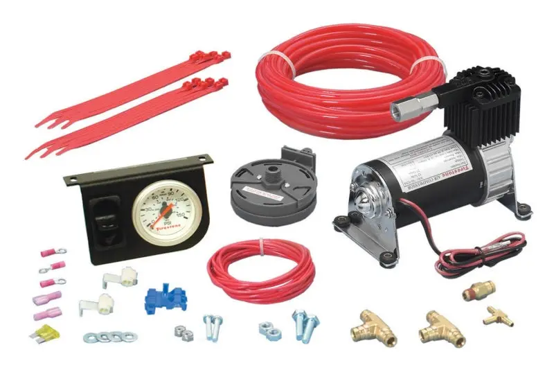 Firestone Level Command Ii Standard Duty Single Analog Air Compressor System Kit 1