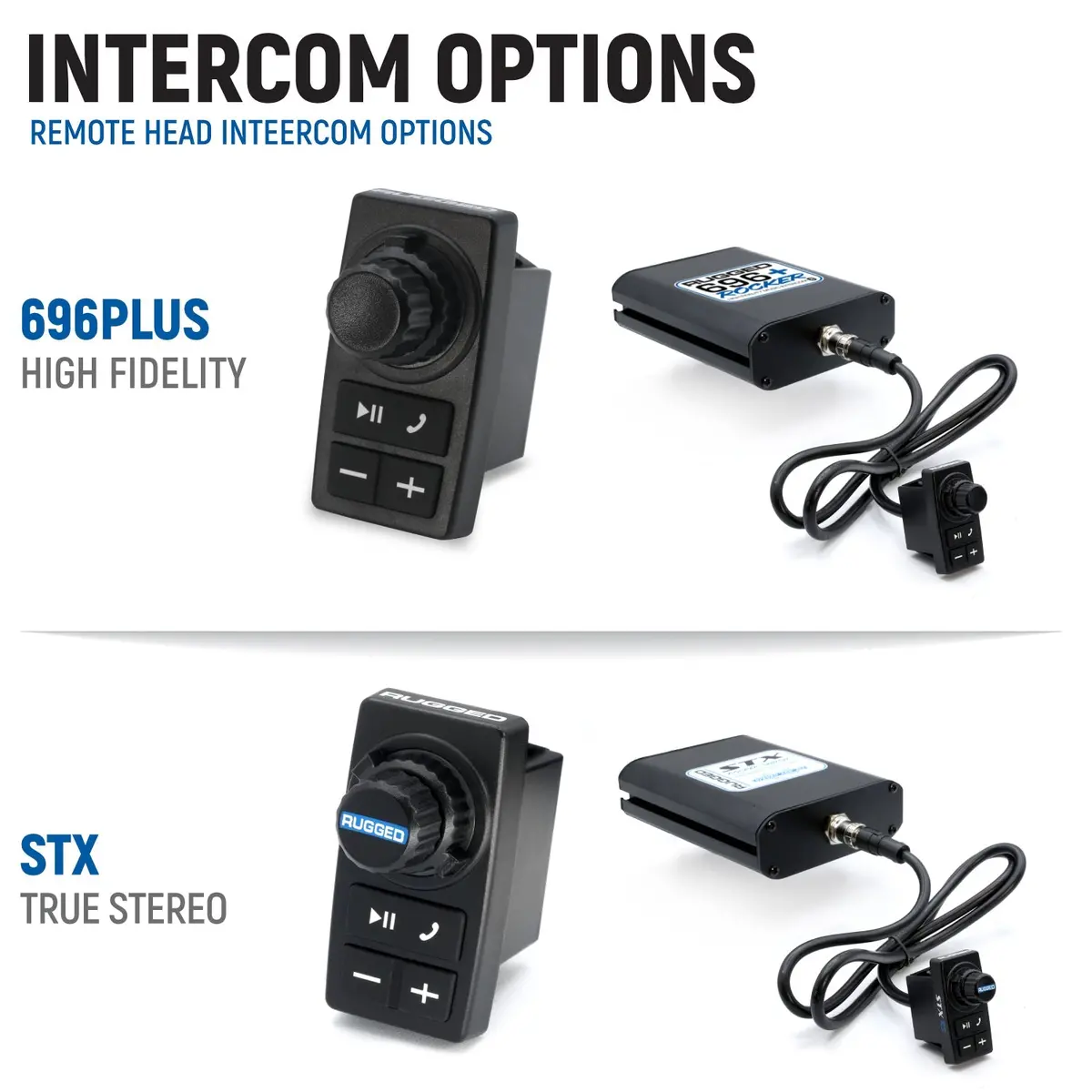Kawasaki Teryx4 And Teryx5 H2 Complete Communication Kit With Bluetooth Intercom And 2-Way Radio 3
