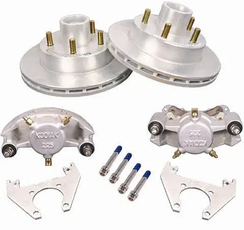Kodiak Trailer Disc Brake Kit, 3500Lb. Axles, 10" Hub/Rotor Dacromet - #2/Hrcm-10-Dac-Kit 1