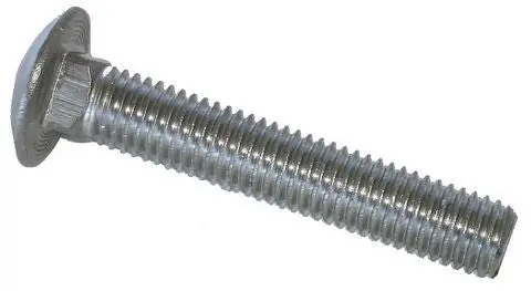 3/8"-16 Stainless Steel Trailer Carriage Bolts 1