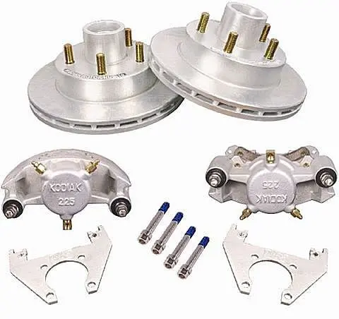 Kodiak Disc Brake Kit, 10" Dacromet Rotors/Stainless Calipers - 10" Brakes - #2/Hrcm-10-Dac-Ss-K 1