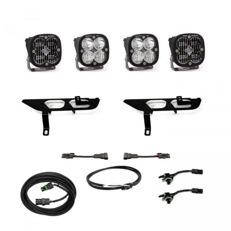 2021-2023 F-150 Baja Designs Fog Pocket Kit Sae Clear Squadron Sport Dc W/Upfitter 2