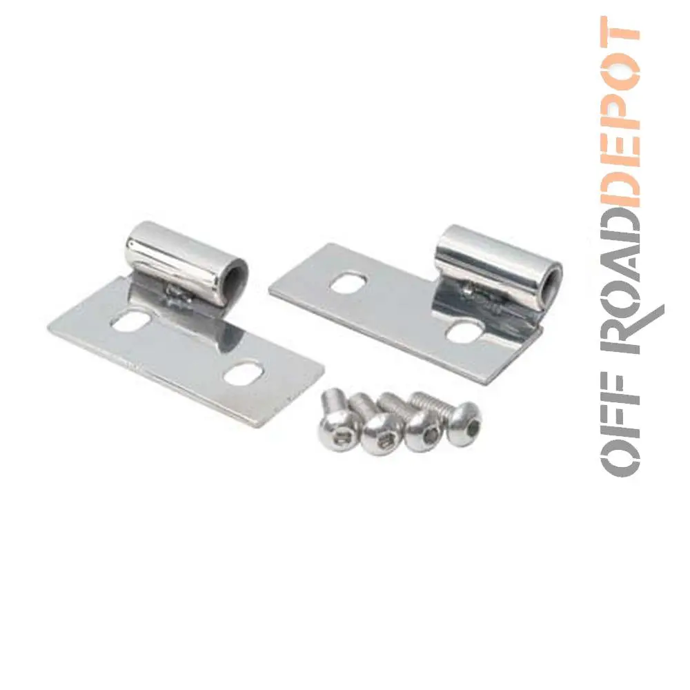Bracket Inferior Cromado De Puerta Jeep Cj-Tj 76-06 (Par) 1