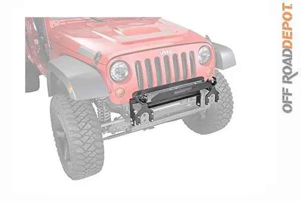 War 74247 - Base P/Winch Jeep Jk 07-12 Exc M8274 Defensa Original 1