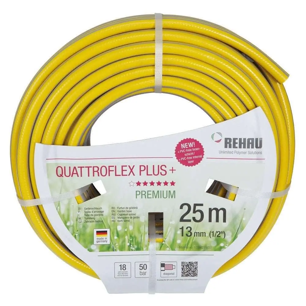 Pro Line Garden Hose, (1") 25M, Yellow 1