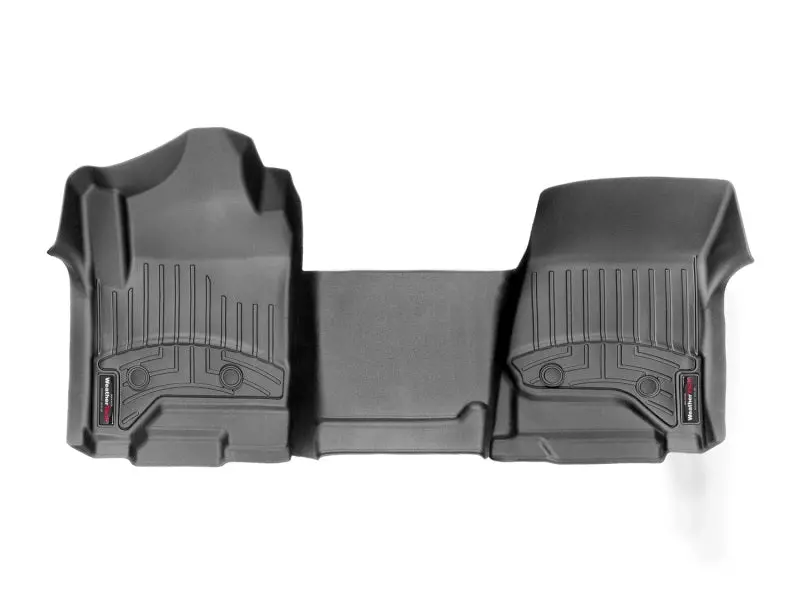 2014+ Silverado 1500/2500/3500 Double/Crew Cab Vinyl Front Floorliner - Black 1