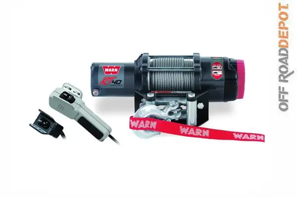 War 77000 - Winch Warn Rt40 Atv 4000 Lbs 55'X7/32'' Acero 1