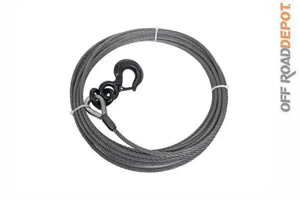 War 77534 - Cuerda De Acero Alambre Galvanizado Para Winch 1/2" X 75 Pies De Largo 1