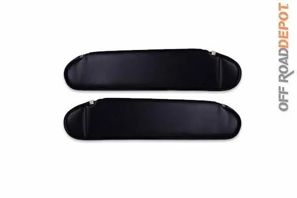 Rug 78126-01 - Sunvisor Pair Blk Yj 87-95 1