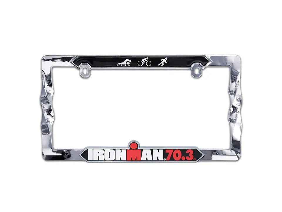 Ironman 70.3 Triathlon 3D License Plate Frame By Elektroplate 1