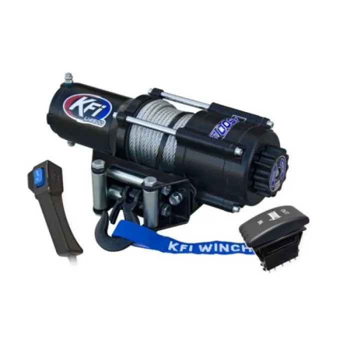 Kfi U45-R2 4,500 Lb Utv Winch (Standard Drum) — Steel Cable 1
