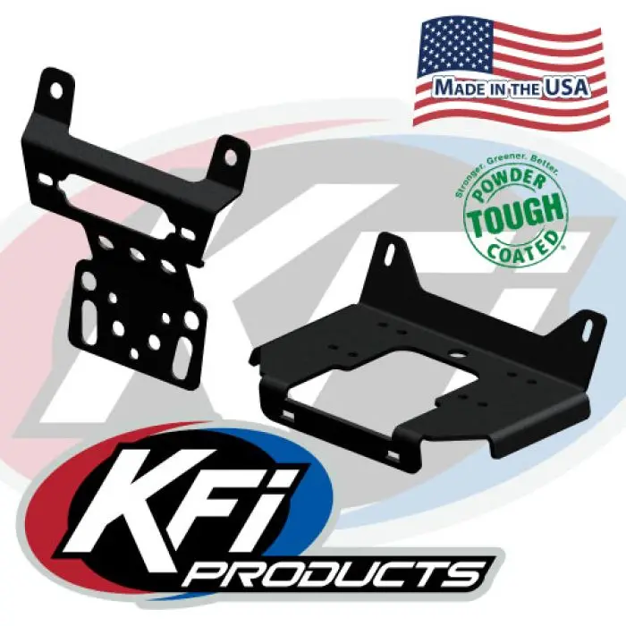Kfi #101735 Winch Mount — Polaris Rzr & General (2014–2023) 1