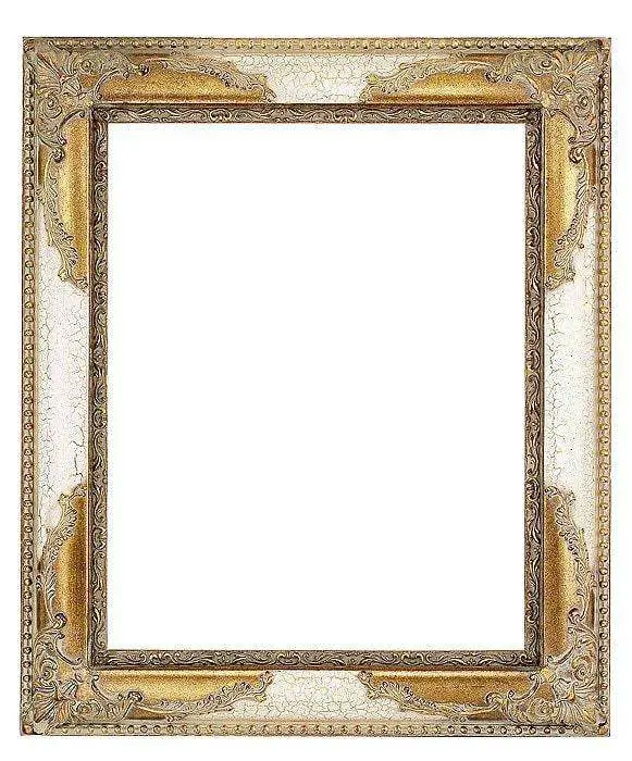 3" Ivory/Gold Decorative Picture Frame 1