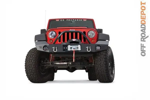 War 87750 - Defensa Warn Delant Elite C/Tubo Jeep Jk 07-13 1