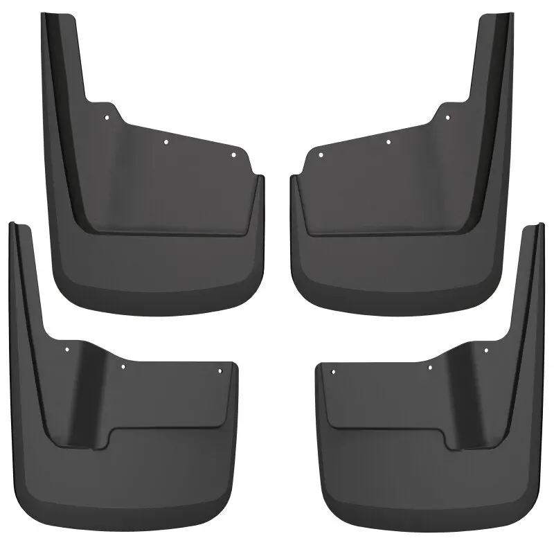 2020-2023 Gmc Sierra 2500 Hd / 3500 Hd Husky Front & Rear Mud Guards - Black 1