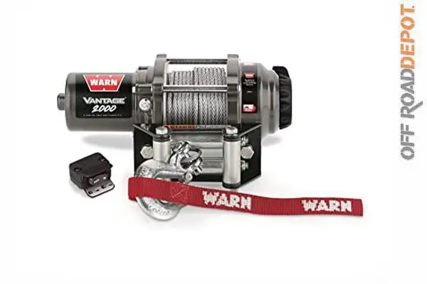 War 89020 - Winch Warn Vantage 2,000 Lbs Acero 5/32''X50' 1