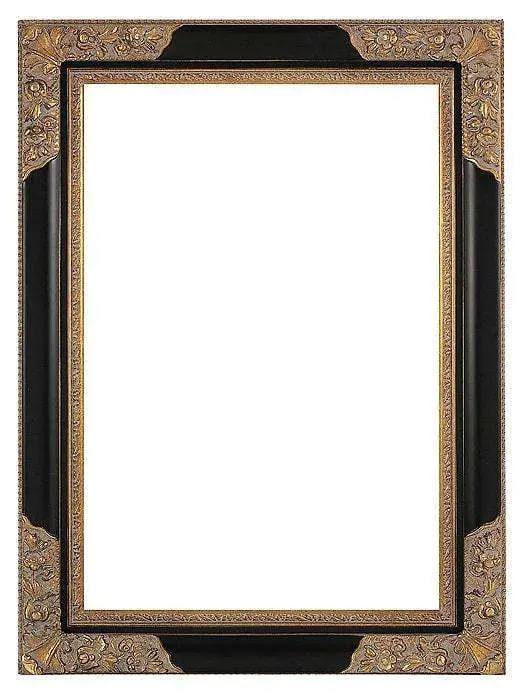 4.5" Black/Gold Decorative 1