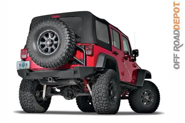War 89800 - Porta Llanta Elite Warn P/Def 89525 Jeep Jk 07-13 1