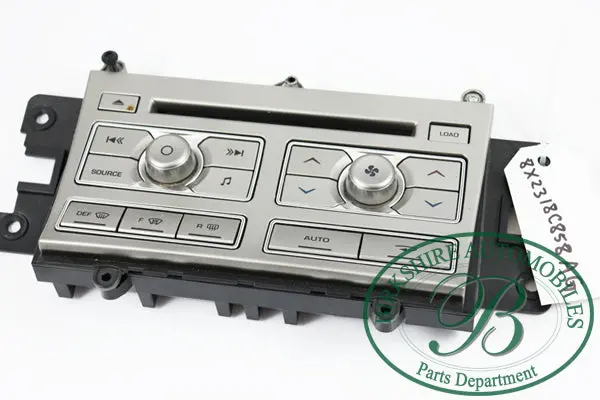 Jaguar  Climate & Entertainment Control Panel  #8X23-18C858. Fits Jaguar Xf 2009-2011 1