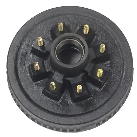 Trailer Brake Hub Drum 12" X 2" 8 On 6.5", 7,000 Lb Axles #1286065 1