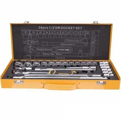Socket Set 1/2" 24Pcs 1